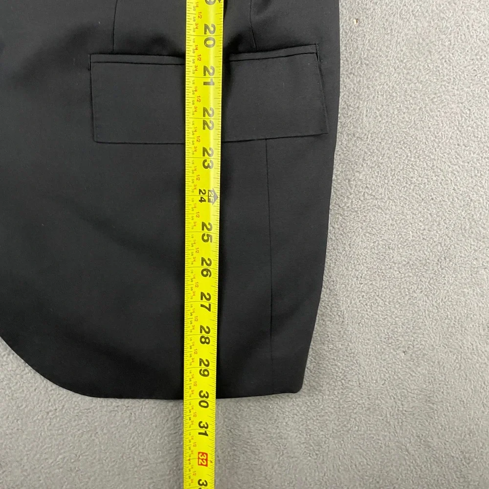 J.Crew Ludlow Jacket Mens 39R Black Italian Wool 2-Button Blazer 21351